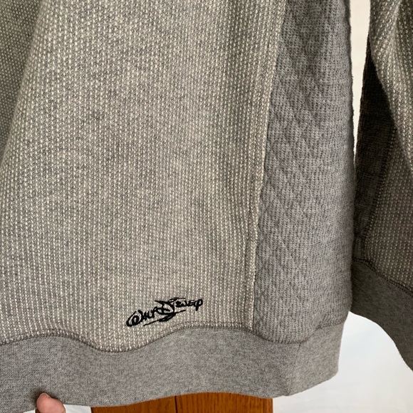 [Disneyland] Grey Quilted Crewneck Pullover - Picture 4 of 7